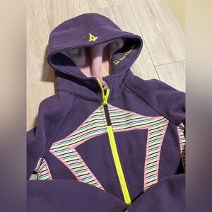 Purple Hooded Kids Top by Ivivva (lululemon)